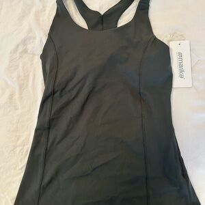 Marika dark green Racerback Performance Tank